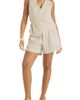 Vitamin A® Vitamin A® Getaway Organic Cotton & Linen Blend Cover-Up Shorts - 4