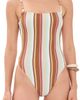 Vitamin A Vitamin A Jenna One Piece SAND DUNES STRIPE - 1