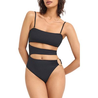 Vitamin A® Vitamin A® Lolita Cutout Rib One-Piece Swimsuit