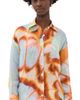 Vitamin A Vitamin A Playa Linen Boyfriend Shirt MALACHITE BUTTERFLY - 1