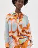 Vitamin A Vitamin A Playa Linen Boyfriend Shirt MALACHITE BUTTERFLY - 2
