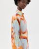Vitamin A Vitamin A Playa Linen Boyfriend Shirt MALACHITE BUTTERFLY - 4
