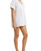 Vitamin A® Vitamin A® Playa Pocket Linen Cover-Up Button-Up Shirt - 3