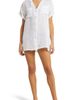 Vitamin A® Vitamin A® Playa Pocket Linen Cover-Up Button-Up Shirt - 4