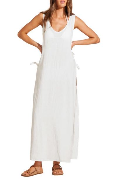 Vitamin A® Vitamin A® Riviera Linen & Cotton Cover-Up Dress