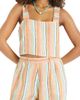 Vitamin A® Vitamin A® Tallows Crop Linen Cover-Up Top - 1