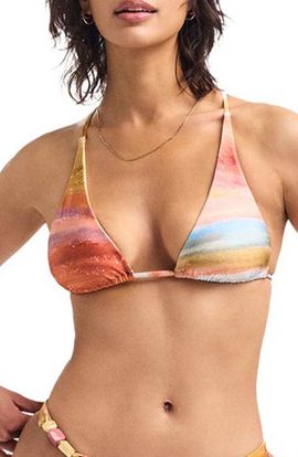 Vitamin A® Vitamin A® Terra Beaded Triangle Bikini Top