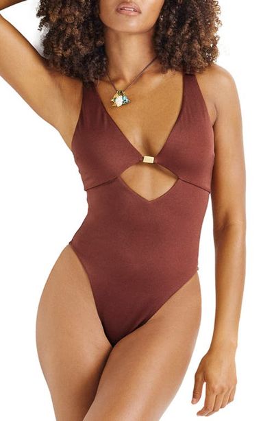 Vitamin A® Vitamin A® Terra Cutout One-Piece Swimsuit