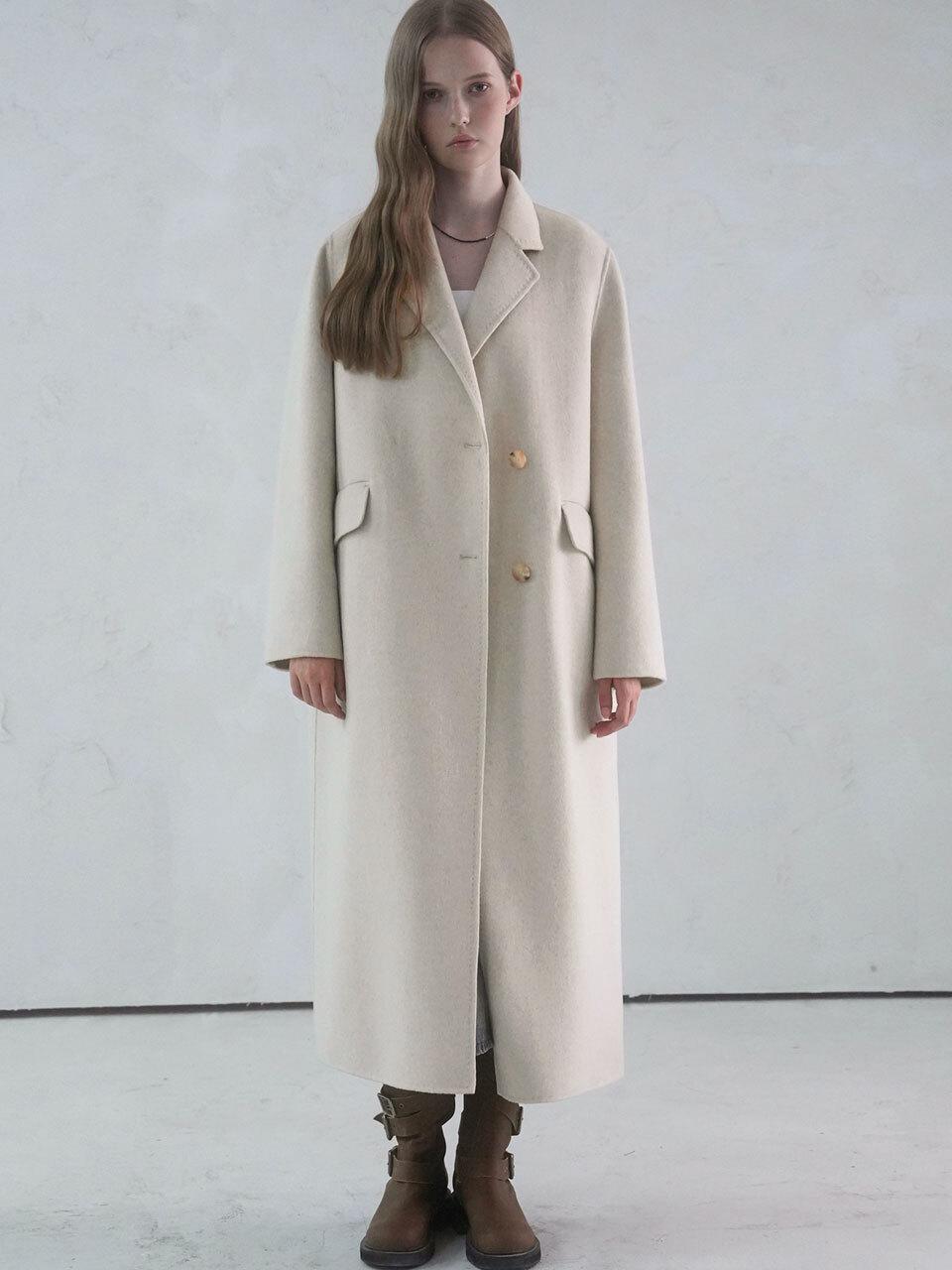 vivacious Bordo Handmade Wool Coat