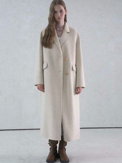 vivacious Bordo Handmade Wool Coat