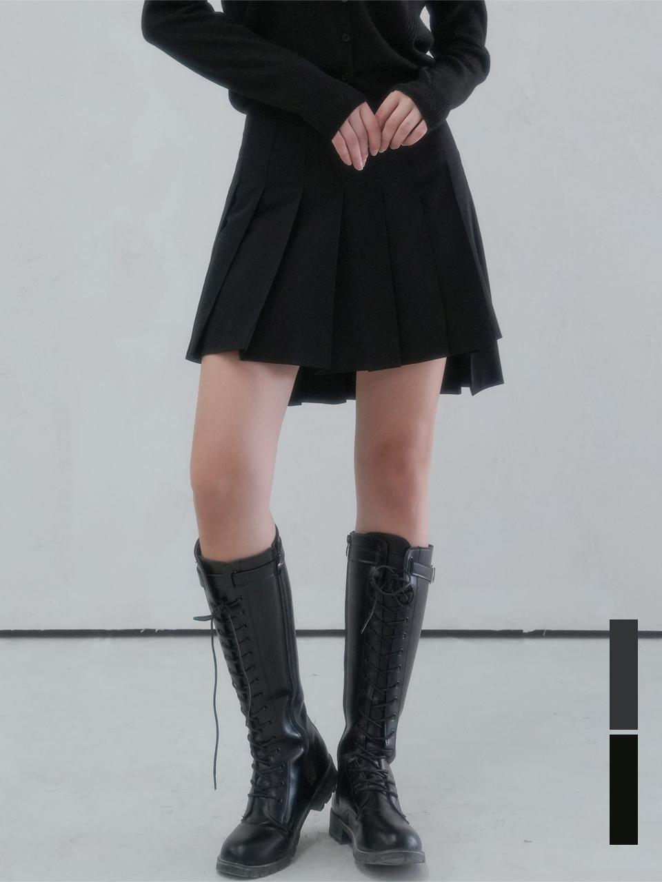 vivacious Boy Unbalanced Skirt - 2COL