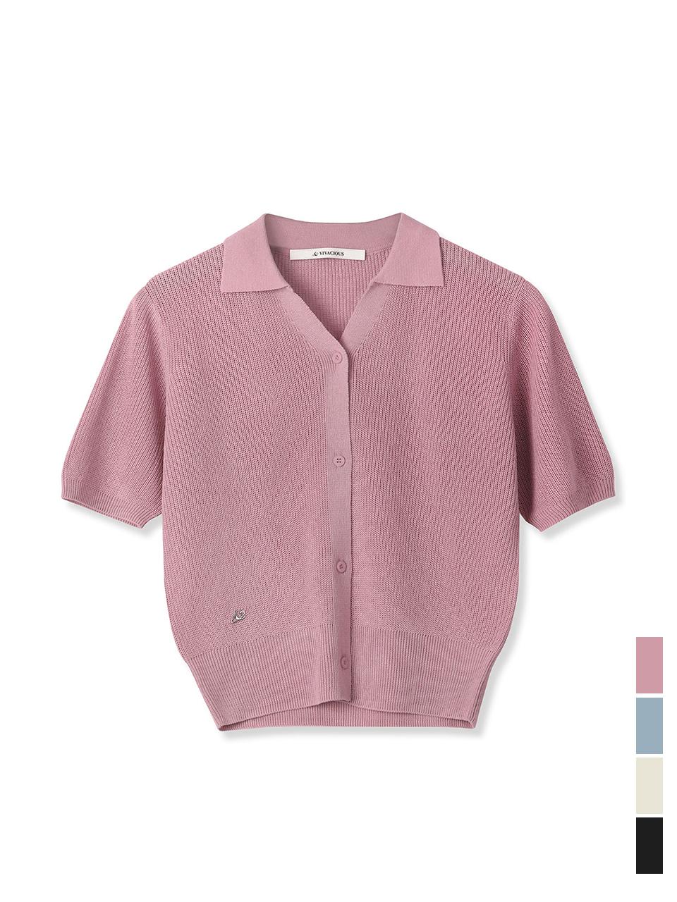 vivacious Cooling Collar Knit Cardigan - 4COL