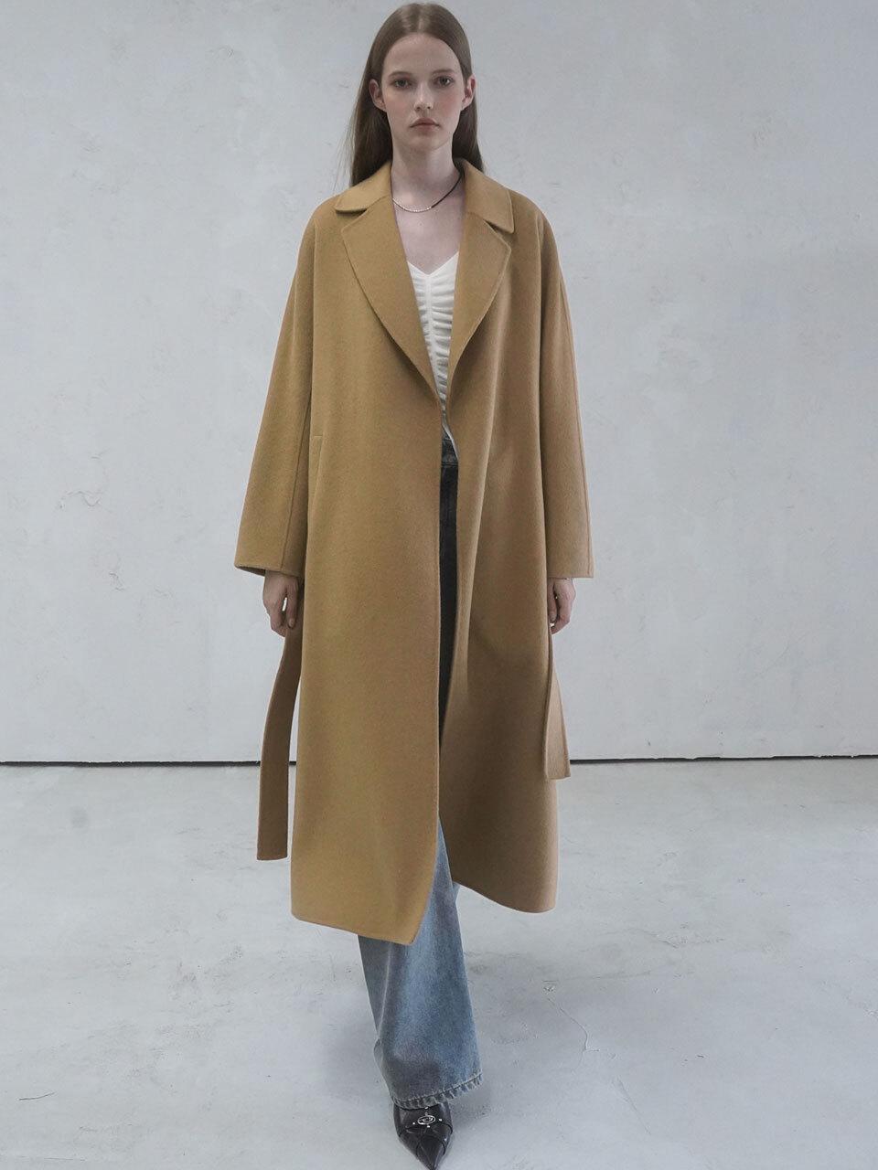 vivacious Langs Handmade Wool Coat CAMEL