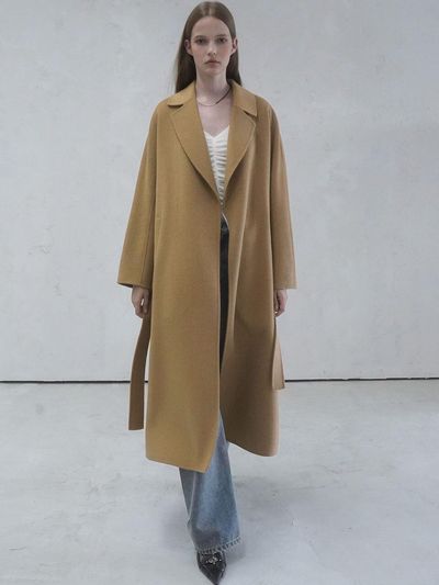vivacious Langs Handmade Wool Coat CAMEL