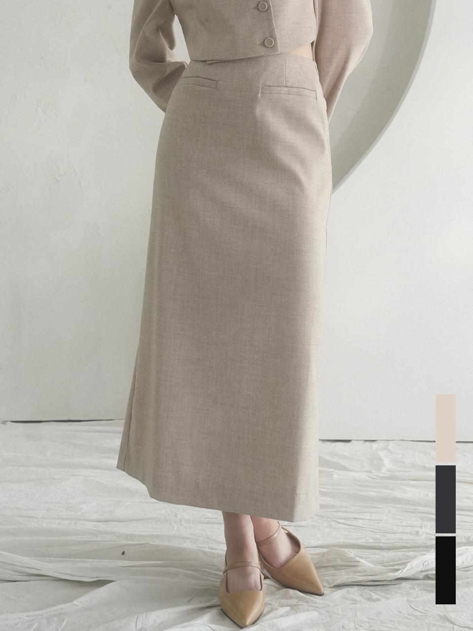 vivacious Maxi Slit Skirt - 3COL