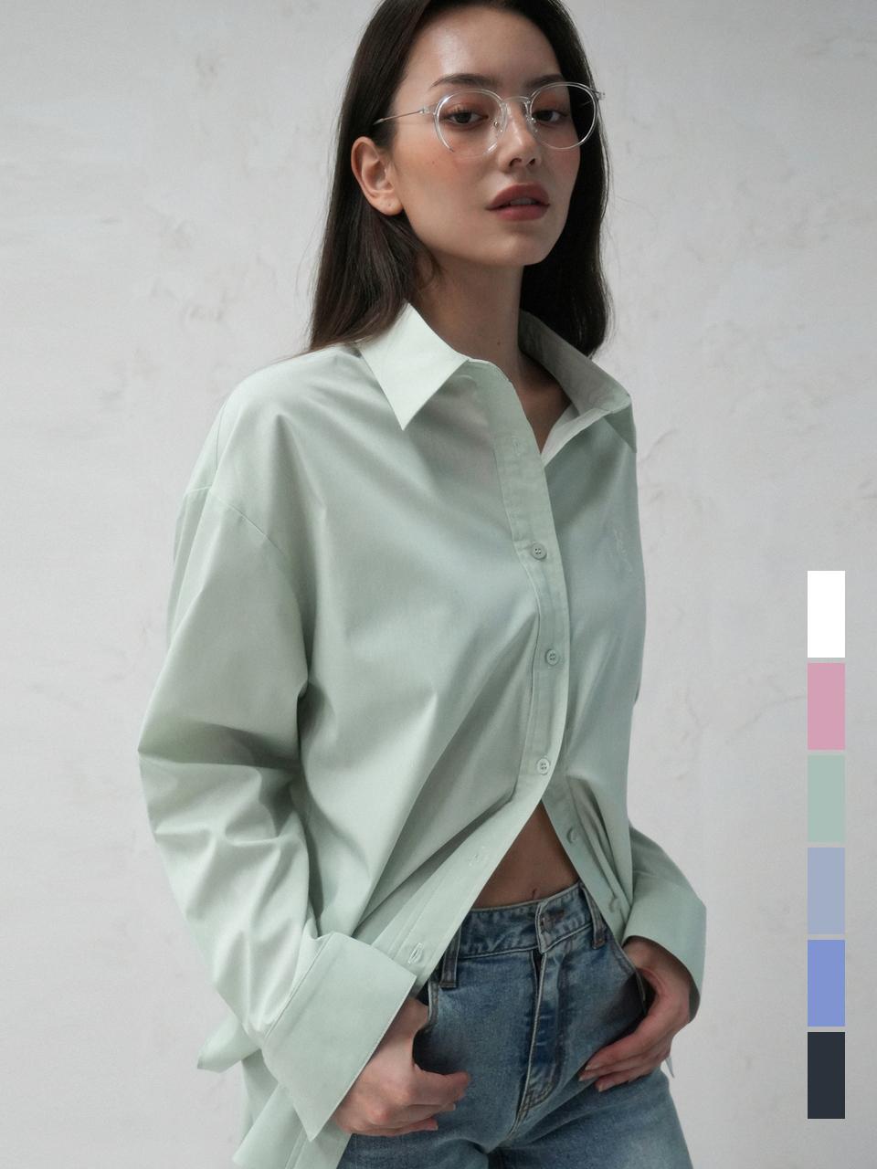 vivacious Mer Overfit Shirt - 6COL