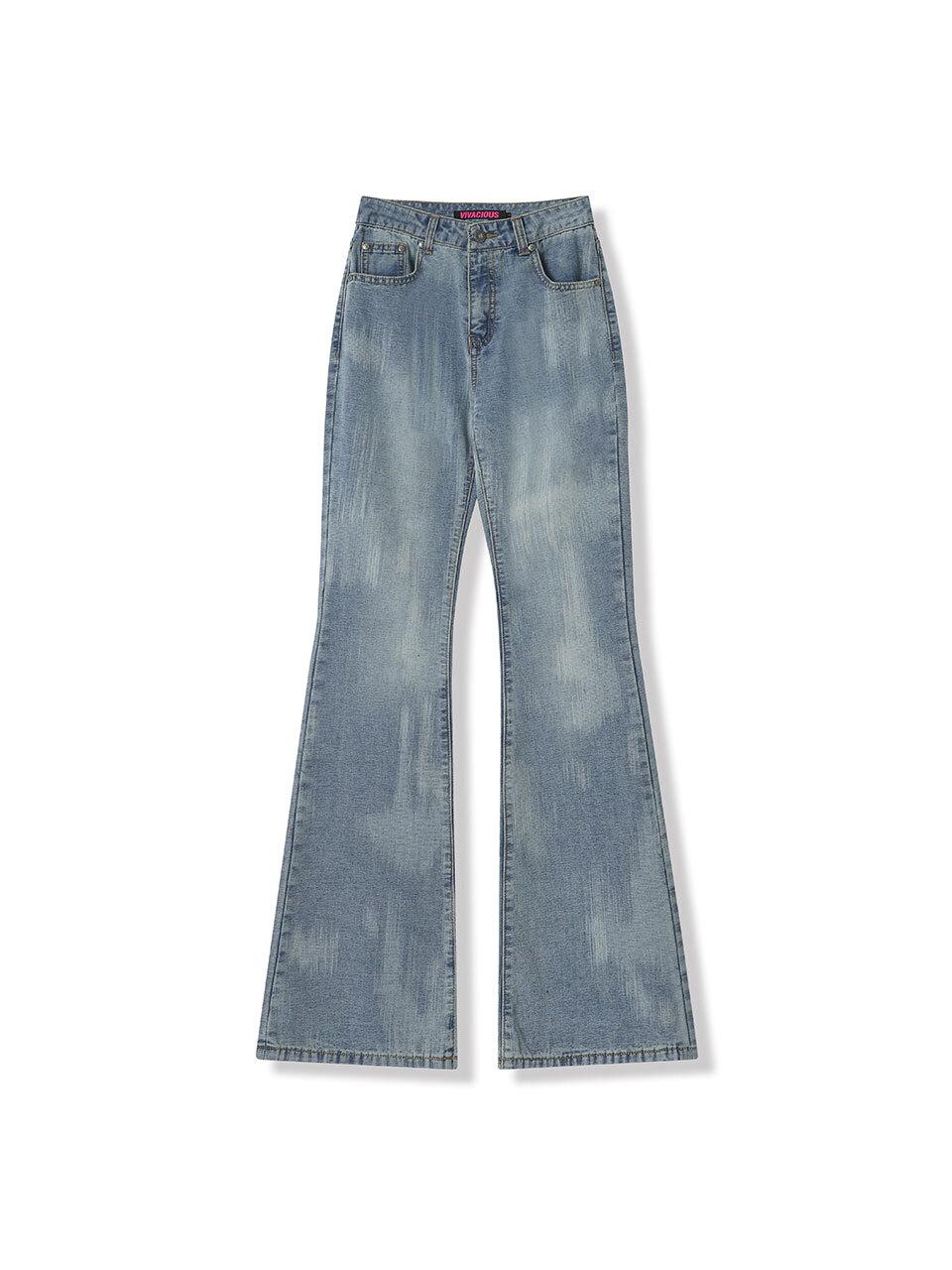 vivacious Shop Bootscut Pants - LIGHT BLUE