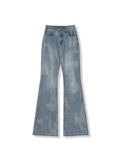 vivacious Shop Bootscut Pants - LIGHT BLUE
