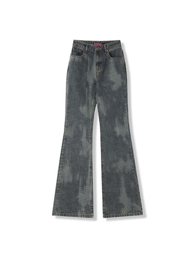 vivacious Shop Bootscut Pants - VINTAGE BLUE