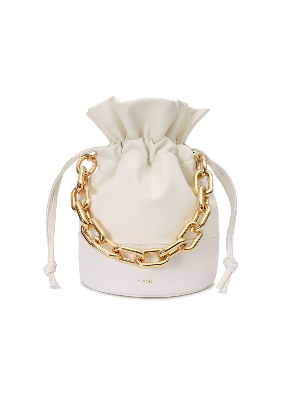 vivicho Candy Bucket Bag -  White