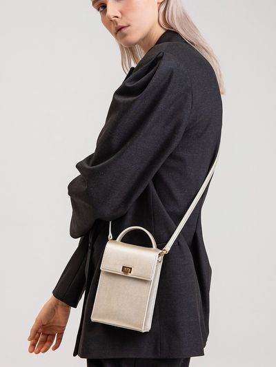 vivicho Vivi Mini Shoulder Bag - Silver