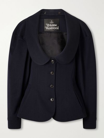 VIVIENNE WESTWOOD Bergere cotton and wool-blend blazer