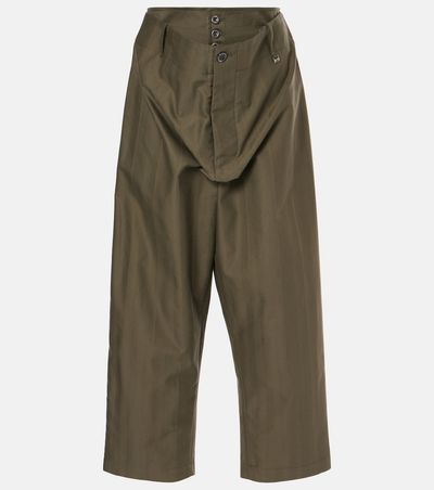 Vivienne Westwood Vivienne Westwood Alien cropped cotton wide-leg pants