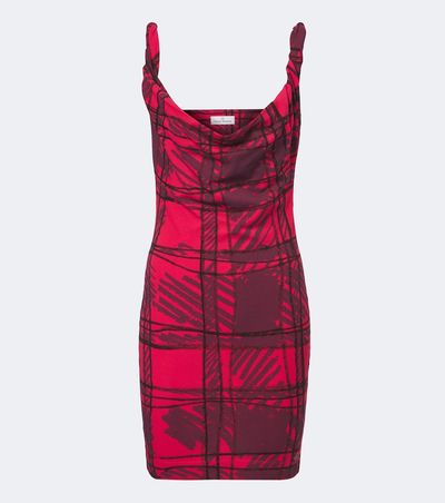 Vivienne Westwood Vivienne Westwood Anna draped printed cotton minidress