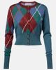 Vivienne Westwood Vivienne Westwood Argyle wool and cotton cardigan - 1