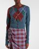 Vivienne Westwood Vivienne Westwood Argyle wool and cotton cardigan - 2