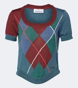 Vivienne Westwood Vivienne Westwood Argyle wool and cotton sweater
