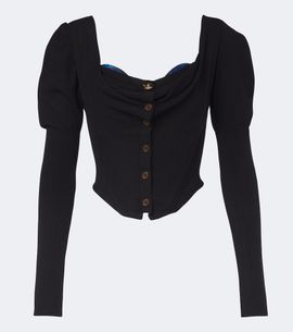 Vivienne Westwood Vivienne Westwood Bea knitted cotton and cashmere cardigan