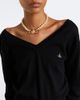 Vivienne Westwood Vivienne Westwood Beatrice cotton and cashmere sweater - 3