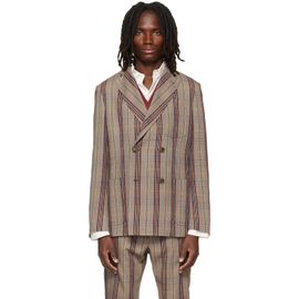 Vivienne Westwood Vivienne Westwood Beige Double Breasted Cruise Blazer