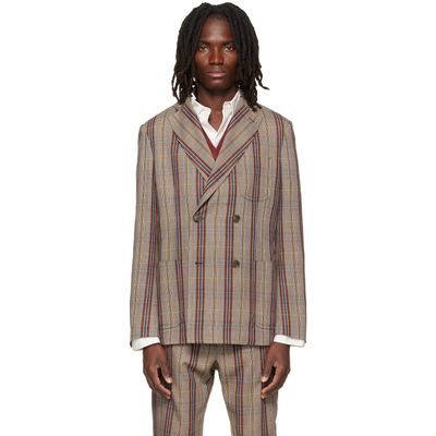 Vivienne Westwood Vivienne Westwood Beige Double Breasted Cruise Blazer