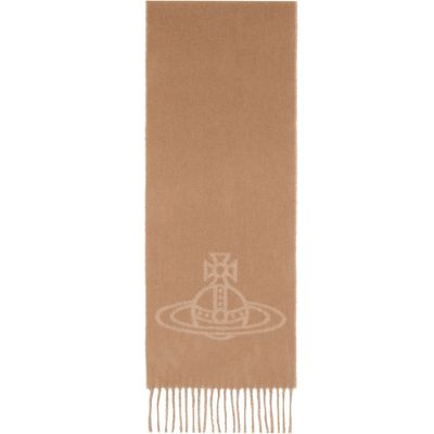 Vivienne Westwood Vivienne Westwood Beige Double Face Scarf