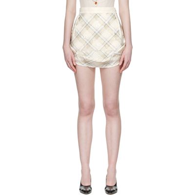 Vivienne Westwood Vivienne Westwood Beige Frame Miniskirt