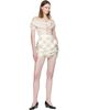 Vivienne Westwood Vivienne Westwood Beige Frame Miniskirt - 4