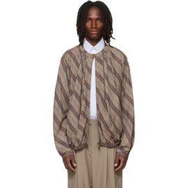 Vivienne Westwood Vivienne Westwood Beige Gathered Bomber Jacket