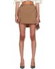 Vivienne Westwood Vivienne Westwood Beige Meghan Kilt Miniskirt - 1