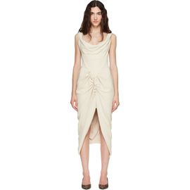 Vivienne Westwood Vivienne Westwood Beige Panther Midi Dress