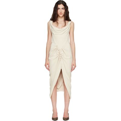 Vivienne Westwood Vivienne Westwood Beige Panther Midi Dress