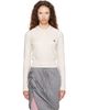 Vivienne Westwood Vivienne Westwood Beige Tie Bea Long Sleeve Polo - 1