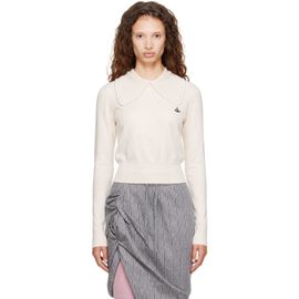 Vivienne Westwood Vivienne Westwood Beige Tie Bea Long Sleeve Polo