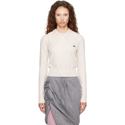 Vivienne Westwood Vivienne Westwood Beige Tie Bea Long Sleeve Polo