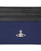 Vivienne Westwood Vivienne Westwood Black & Blue Flat Card Holder - 1