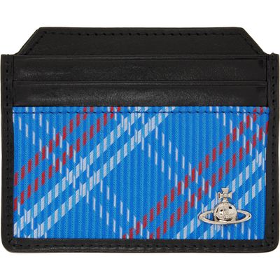Vivienne Westwood Vivienne Westwood Black & Blue Slim Card Holder