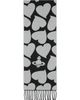 Vivienne Westwood Vivienne Westwood Black & Gray Thin Scarf - 1