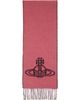 Vivienne Westwood Vivienne Westwood Black & Pink Double Face Scarf - 1