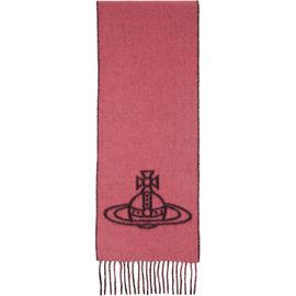 Vivienne Westwood Vivienne Westwood Black & Pink Double Face Scarf